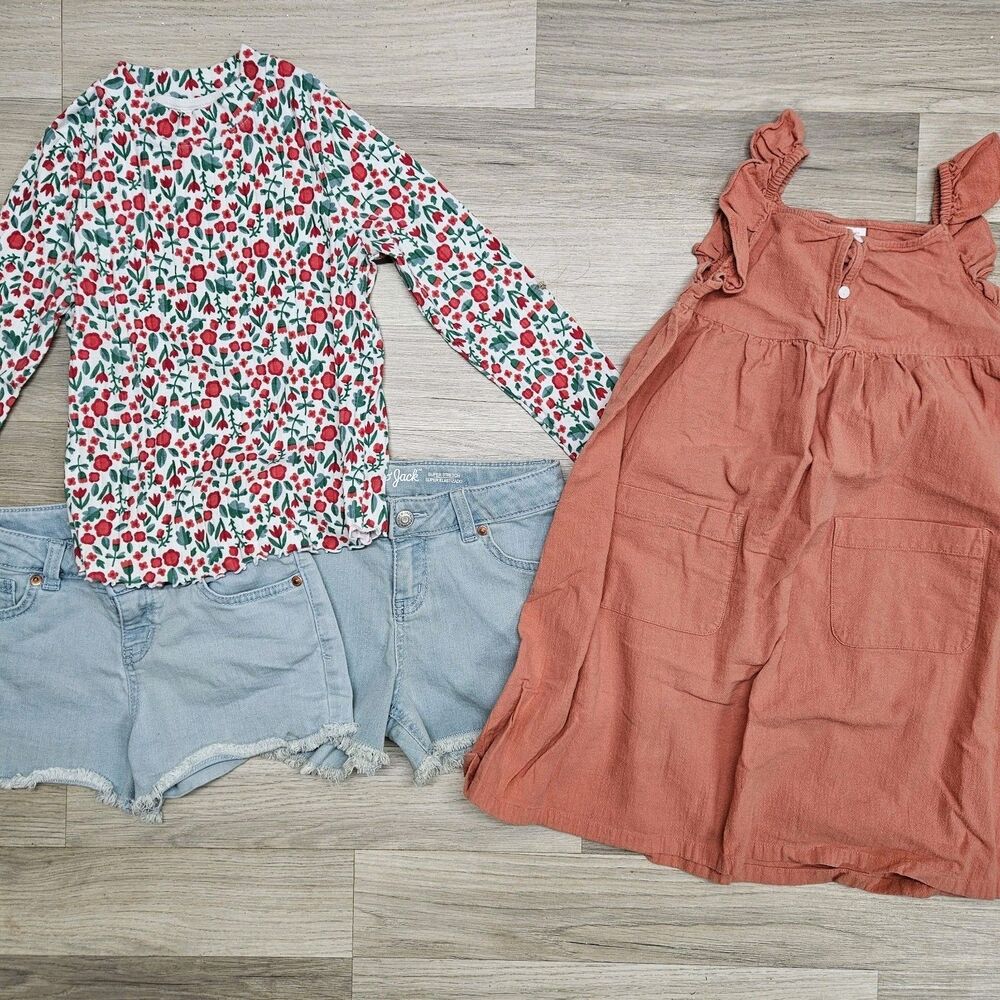 Cat & Jack Girls Clothing Boundle Spring Size 7/8 Medium
